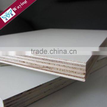 White Melamine Coated Plywood for Modern Kitchen Cabinets photo-2