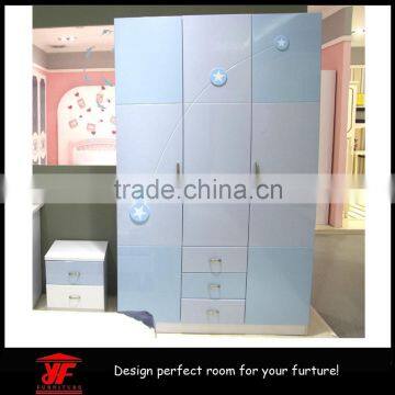 Excellent quality kids bedroom furniture cloth wardrobe closet