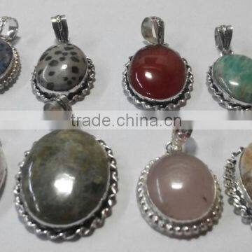 Assorted Natural Stone Pendants