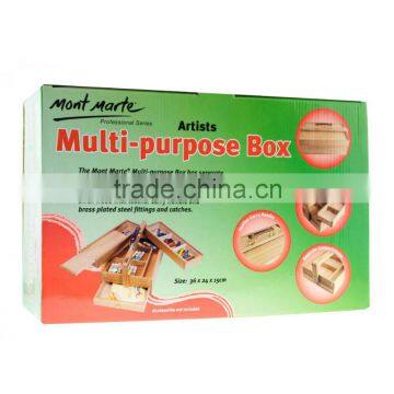 Mont Marte Multi-Purpose Art Box Birch Wood