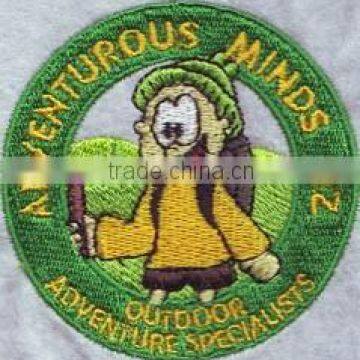 Cheap Custom Promotion Round Shape Embroidered Patches for Clothing photo-6