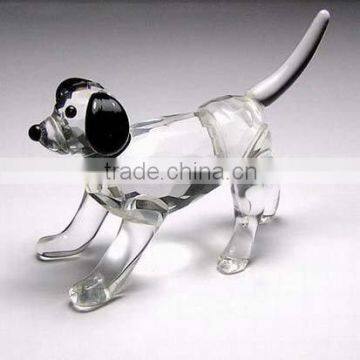 Sculpture Crystal Dog
