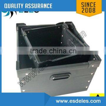 Antistatic Corrugated box ES10501 black customized size