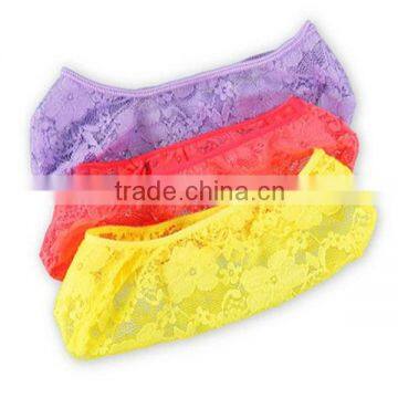 China multi colors summer lace invisible teen girls socks