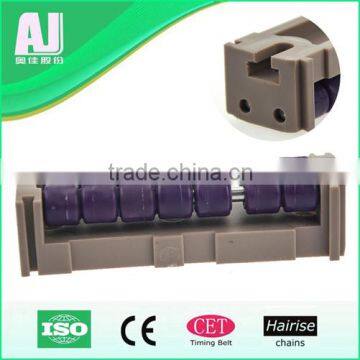 Conveyor plastic rubber roller linear guide rail with long wear life