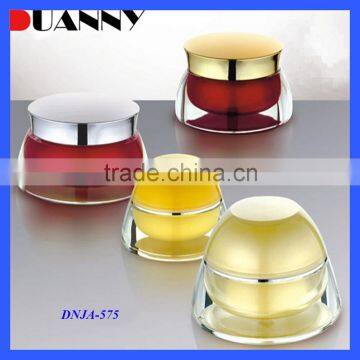 Acrylic Material Round Double Wall Cream Wholesale 50G Plastic Cosmetic Jars