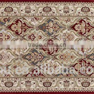 High Quality 100% Polyester Chenille Jacquard Carpet in Persian design Bed foot mat XYS-030