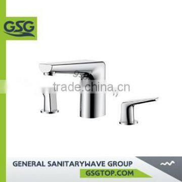 GSG FD407 New brass factory selling ceramic water faucet polished bath faucet