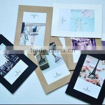 2015 factory hot selling new design eco-friendly cheap cardboard frames