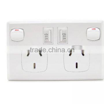 Hot Sale for Australian Usb Wall Socket Power Point with Usb Port