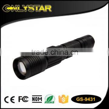 Onlystar GS-9431 cre R3 adjustable zoom rechargeable long focus torch