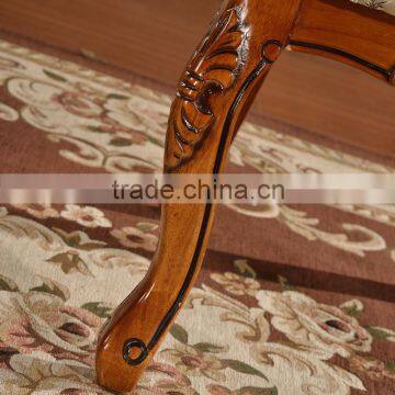 Originals Classic Carved Fabric Wood Dining Chairs for Restaurant photo-5