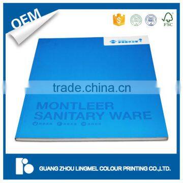 Custom Sanitary Catalog Printing with Die-cutting China