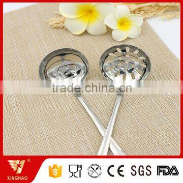 Good Quality Wholesale Utensil Soup Ladel Wire Skimmer With Rose Pattern Handle photo-3