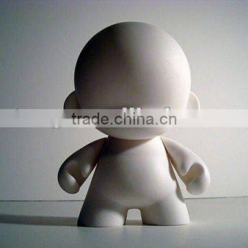 White plastic bear figure toys,bear figurine dolls