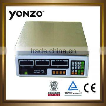 electronic digital balance with printer