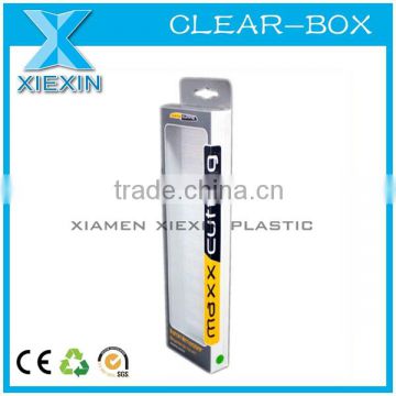 flat long size clear hanging box