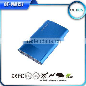 wholesale alibaba fast charging 6000mah real capacity double output usb charger power bank battery for huawei