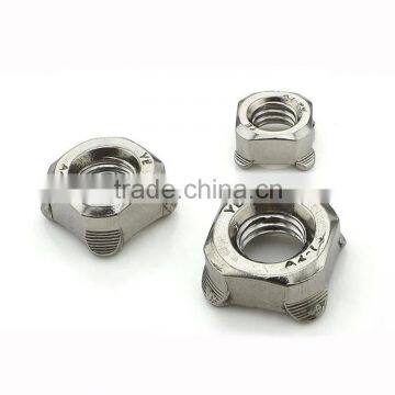 Square Welded Nuts Stainless Steel Spot Weld Nut