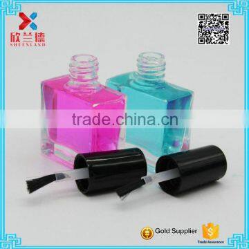 wholesale high quality 10ml rectangle glass nail polish bottle