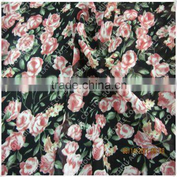 Bulk Cheap Custom Printed Chiffon Fabric