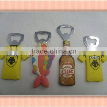 card stainless steel bottle opener ,bottle cap catcher opener, opener with magnet