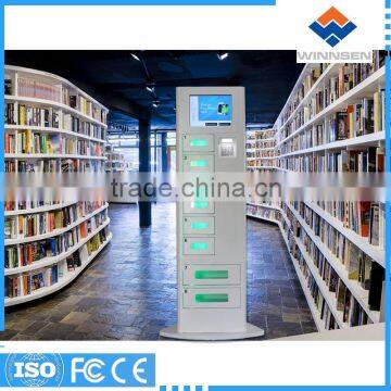 Banknotes Operated Vending Kiosk Digital Signage Phone Charging Station Locker APC-08B photo-5
