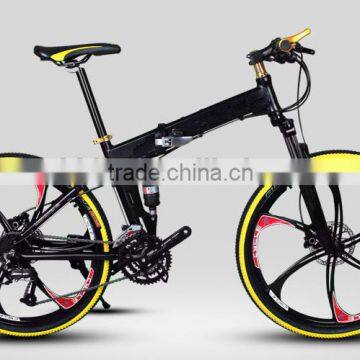Hot Sell 26 Inch Folding Mountain Bike /aluminum Alloy Rims Bicycle /27 Speed Bicycles