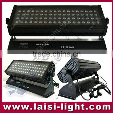 High Brightness 72pcs 3W led wall wash outdoor flood light RGBW led city color wash