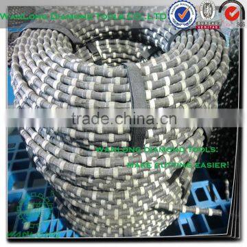 10.5mm good quality diamond wire saw blade for stone quarrying ,stone block cutting tools for marble cutting