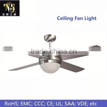 Modern Style White Body Ceiling Fan Lamp Led Lighting Iron Blade Remote Control With 2 Warranty photo-3