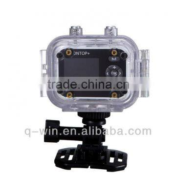 2014 hot sale IP68 60M underwater diving DV 1080P wifi sport camera, remote control sport camera