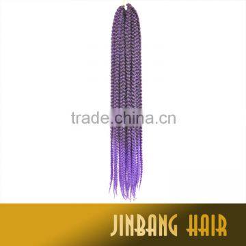 New Arrival Design High Quality Wholesale 24inch 105g Synthetic Hair Individual Handmade Box Braid photo-6