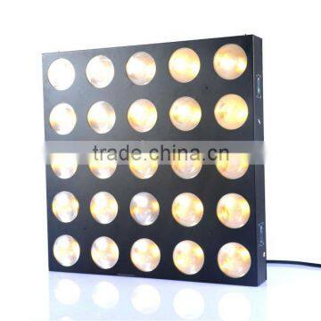 LED 25Heads*10W white led beam matrix light/led blinder panel light