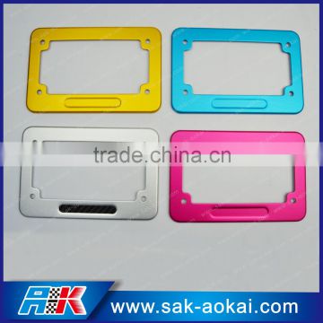 High quality Aluminum motorcycle license plate frame for American market