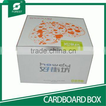 DISPOSABLE PAPER CARDBOARD BOX FOR PACKING CAKES