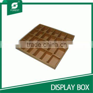 LARGE KRAFT SHELF BOX PLAIN CORRUGATED DISPLAY BOXES