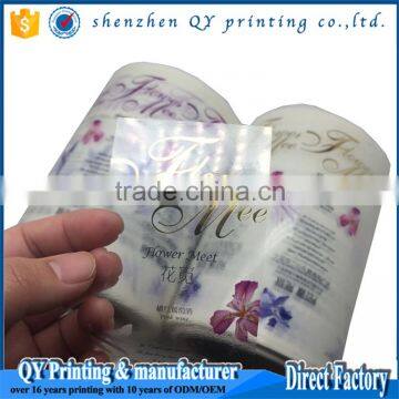 Printing clear Label Stickers, Custom Vinyl Sticker Printing, Clear Customized Vinyl LOGO Stickers