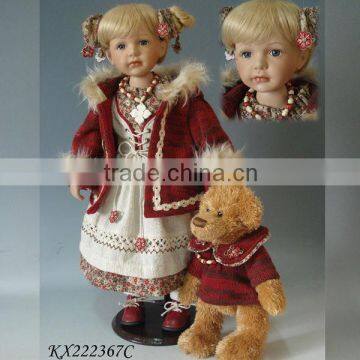 22inch Stand Russian Vinyl Country Girl Doll Toddler Lifelike Girl Dolls