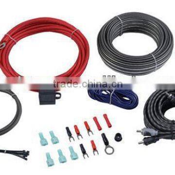 high quality 10AWG silcon red CCA car cable kit Made in China