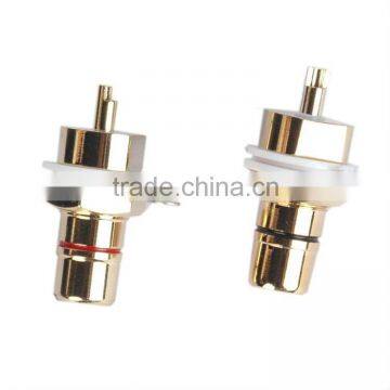 High quality 24k GOLD PLATED AUDIO RCA SOCKET