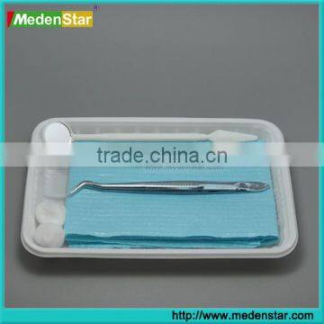 China Dental Supply Disposable Dental Kit / Dental Instrument Set DMZ02-AB