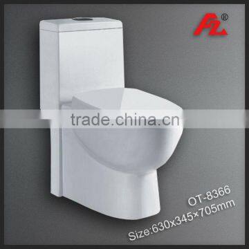 Ceramic washdown one piece cheap toilet, wc toilet