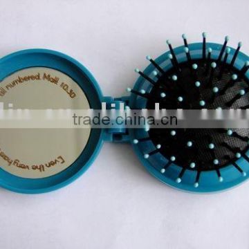 hot sale plastic makeup mirror with comb