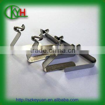 OEM Nickel Plated Small Tube Push Button Spring Clips photo-3