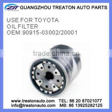 OIL FILTER 90915-03002/20001 FOR TOYOTA