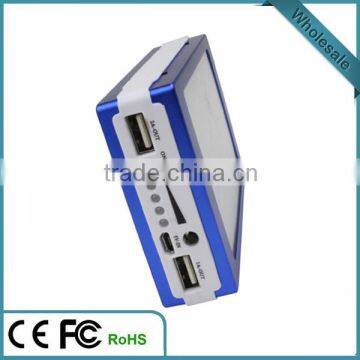 Dual USB 10000mah Universal Solar Power Bank for Laptop or Mobile Phone Quality Choice