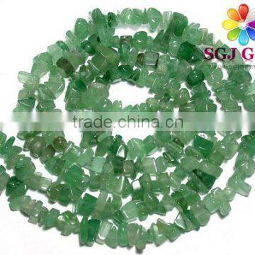 4x9mm Green Aventurine chips,Semi-precious stone chips,chips for Jewellery making