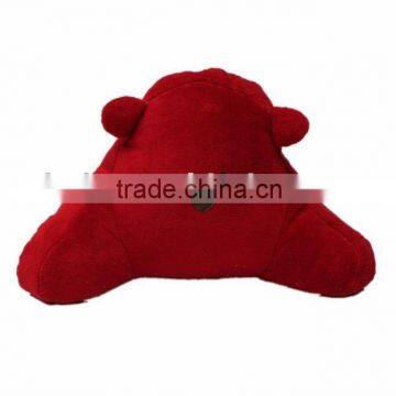 Plush Red Bear Cushion Toy
