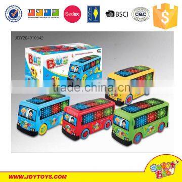 BO cartoon toys with music smal battery operated toy car